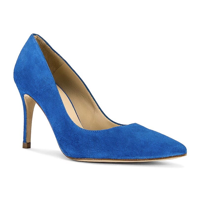L Agence Eloise Suede Pumps Colormaiden