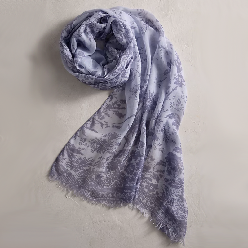 Celeste Periwinkle Scarf