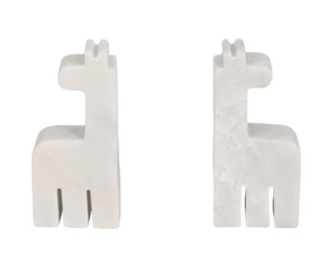 Animal Marble Bookends