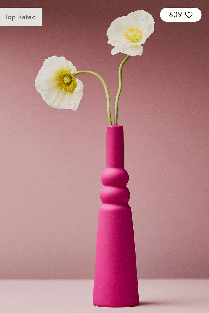 Pink Stoneware Vases