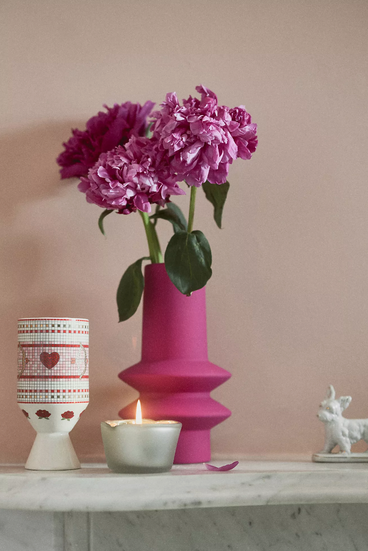 Pink Stoneware Vases