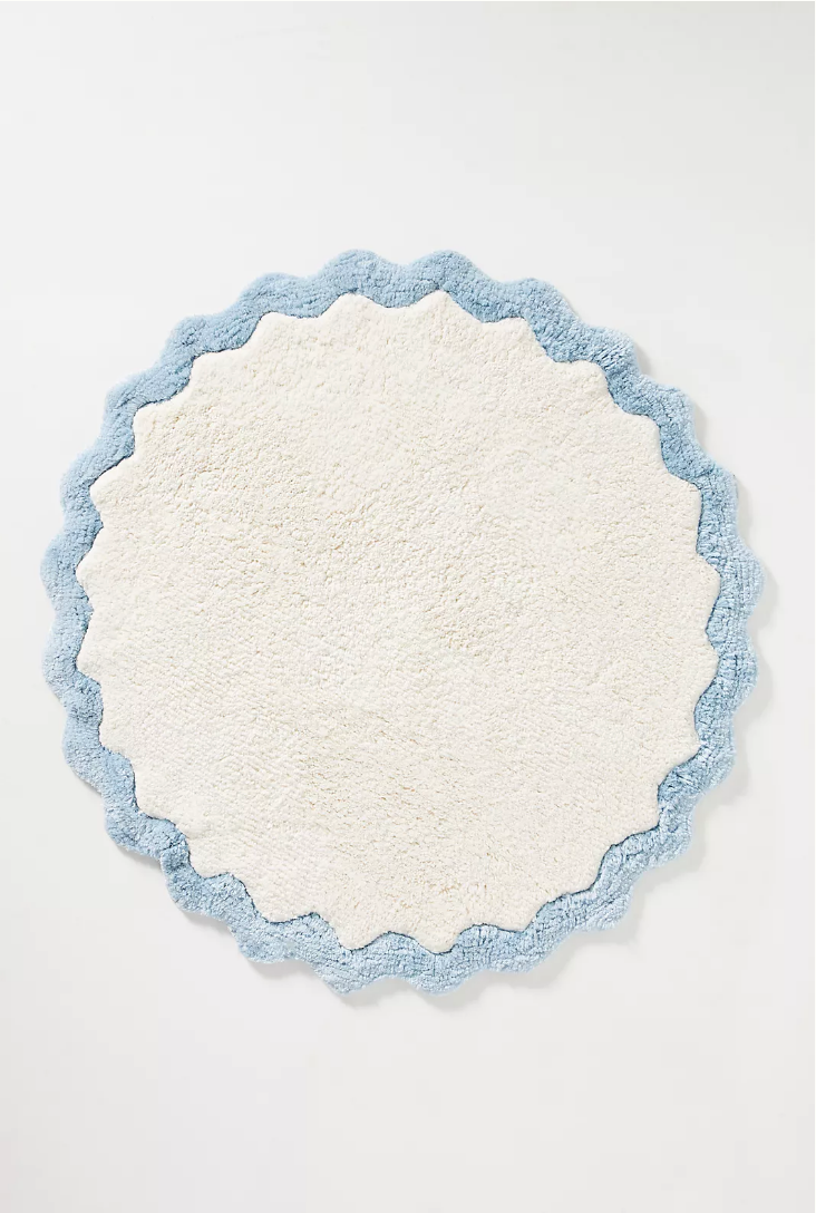 Scalloped Bath Mat