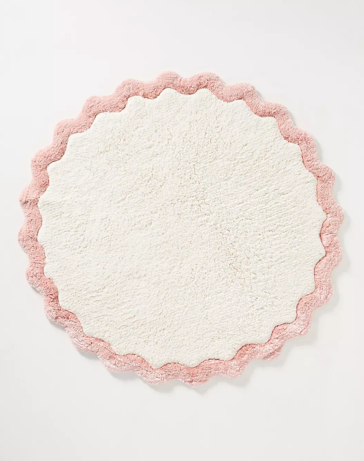 Scalloped Bath Mat