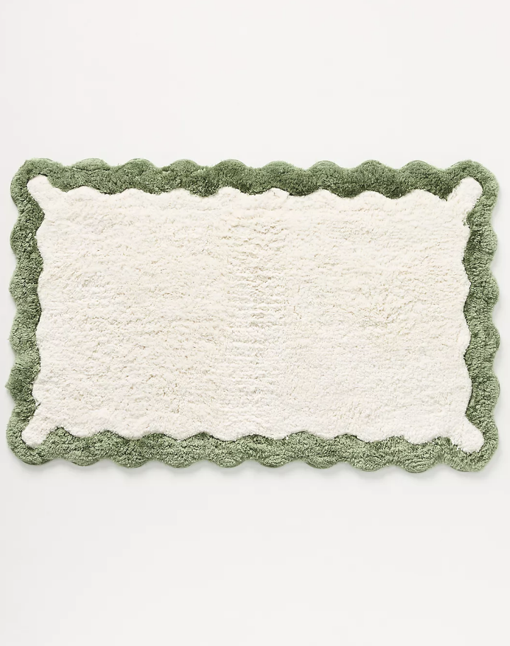 Scalloped Bath Mat