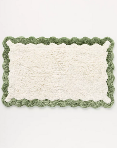 Scalloped Bath Mat