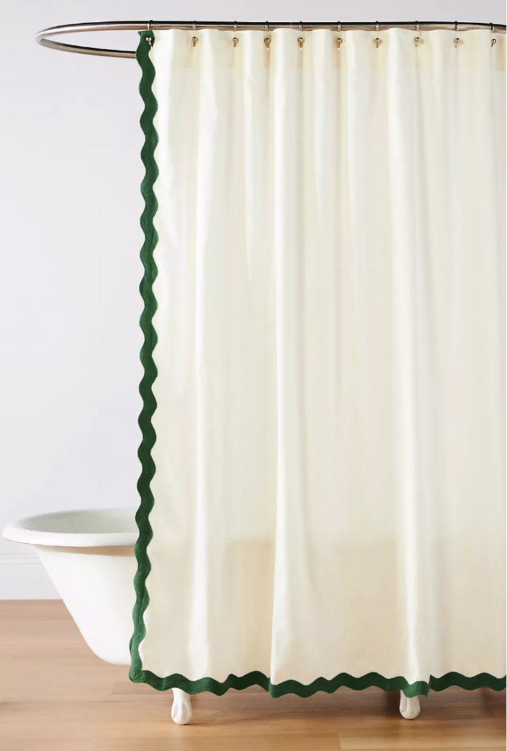 Scalloped Shower Curtain