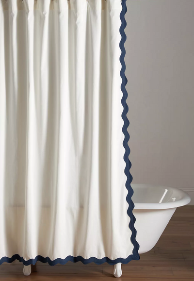 Scalloped Shower Curtain