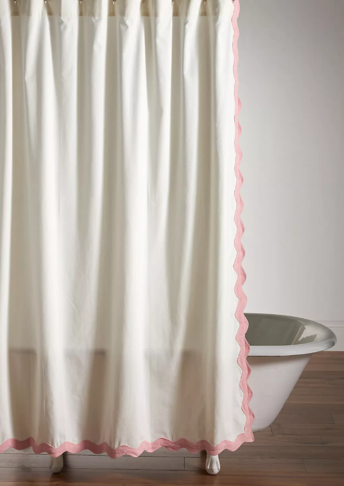 Scalloped Shower Curtain