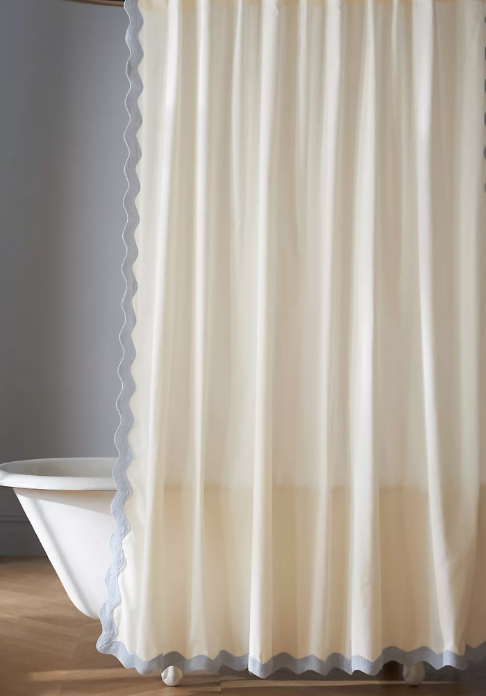 Scalloped Shower Curtain