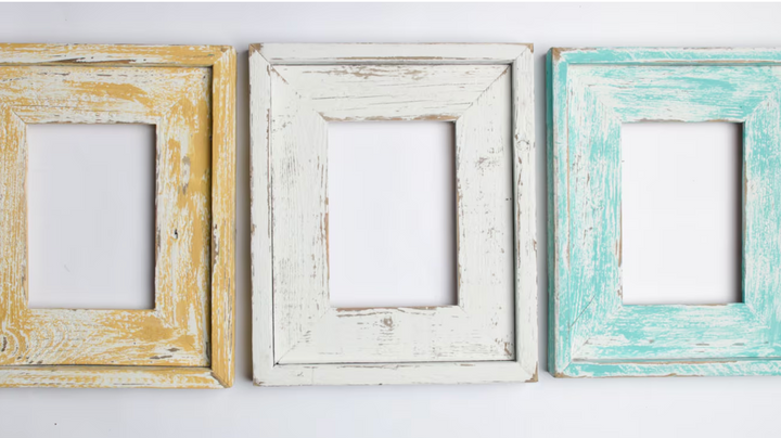 Whitewashed Rustic Frame