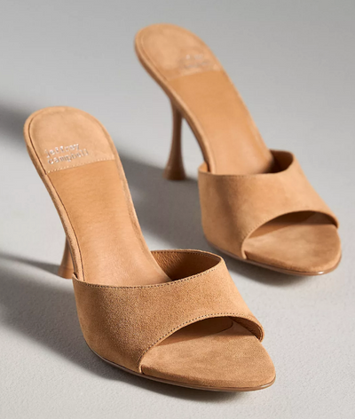 Nude Suede Sandals