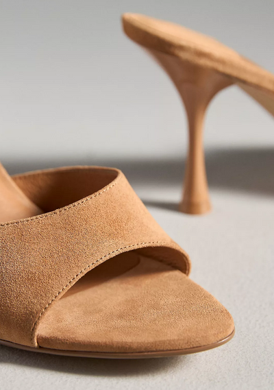 Nude Suede Sandals