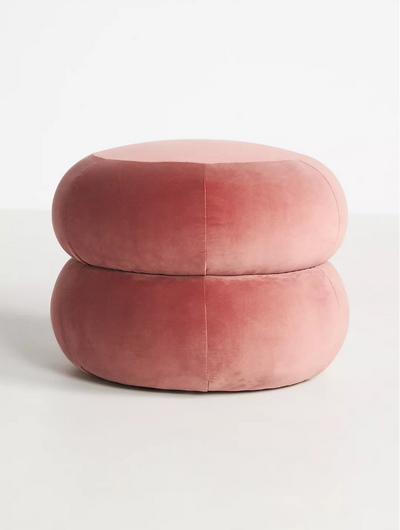 Muntz Velvet Ottoman