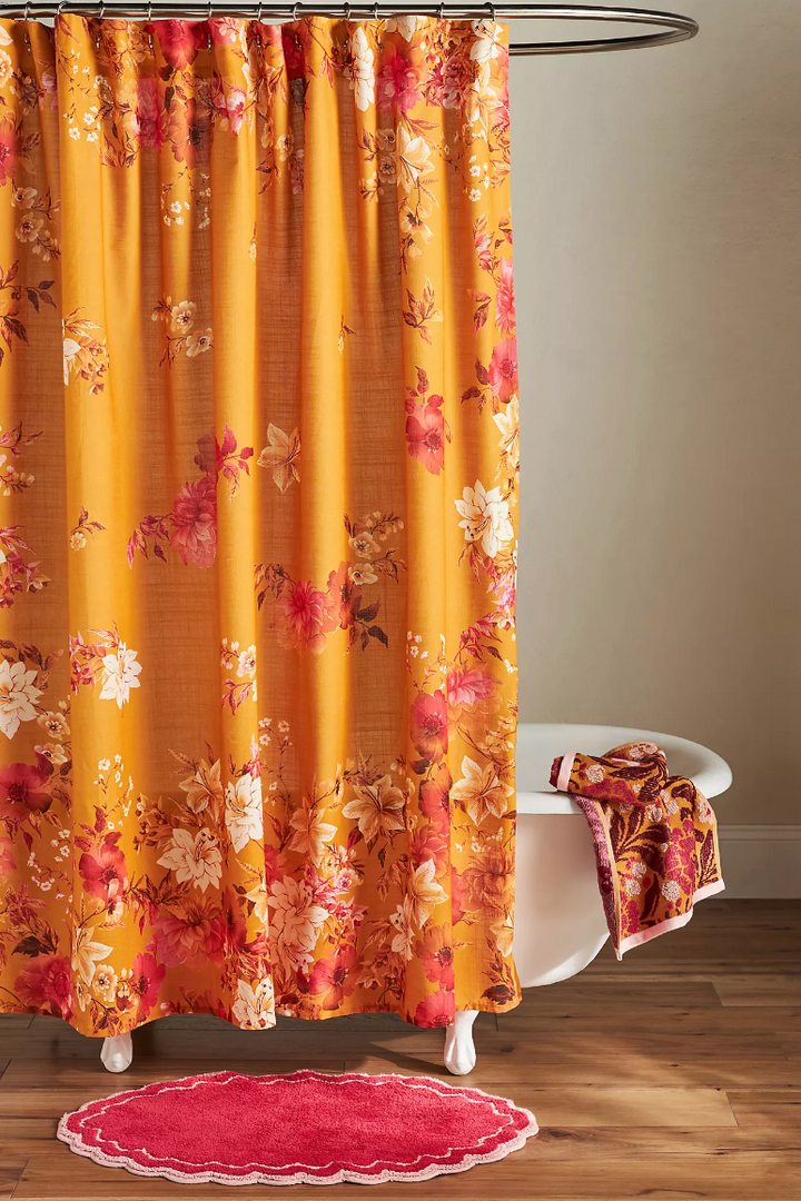Scalloped Oval Bath Mat