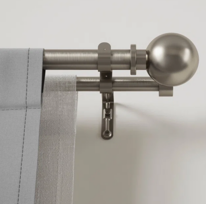 Double Curtain Rods