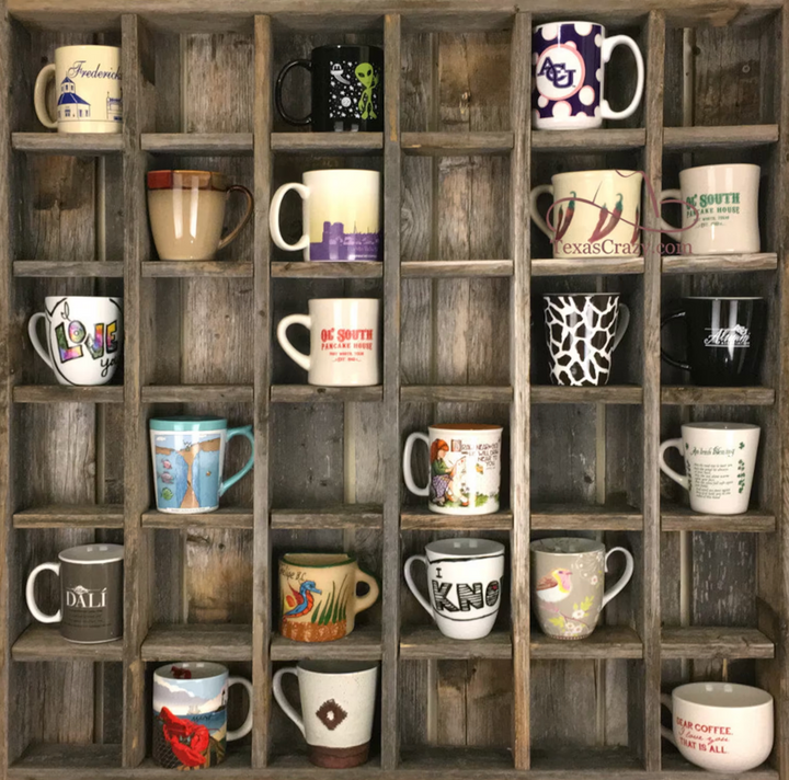 Rustic Cubby Shelf