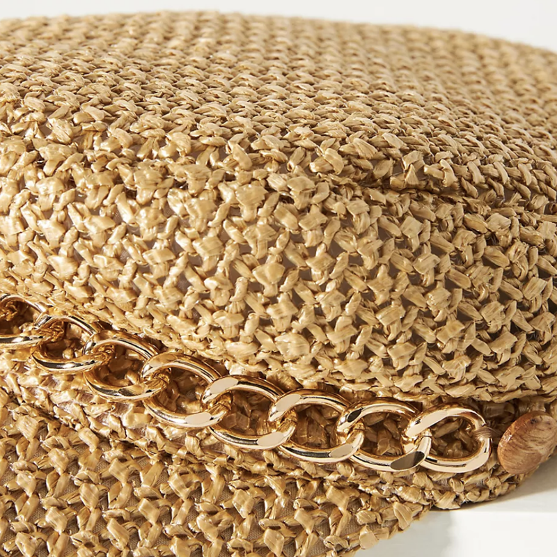 Eugenia Kim Marina Woven Bakersboy Cap