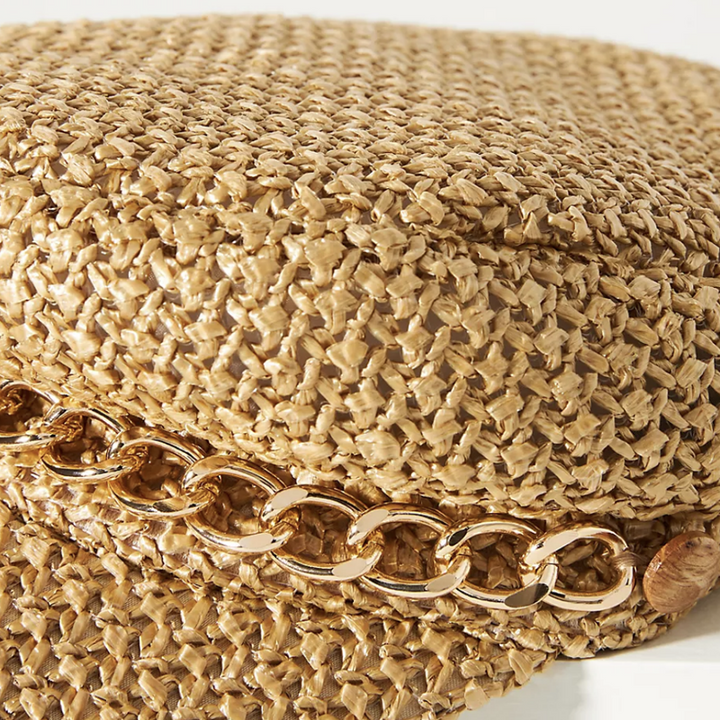Eugenia Kim Marina Woven Bakersboy Cap