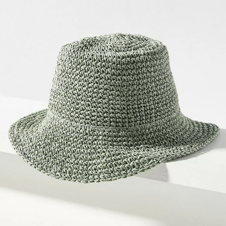 Wyeth Packable Straw Bucket Hat