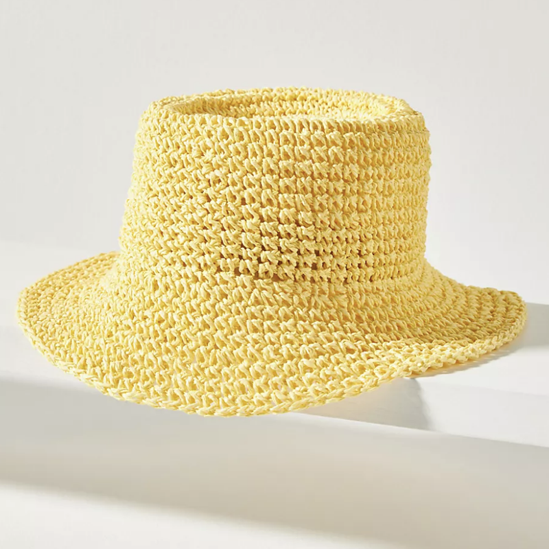 Wyeth Packable Straw Bucket Hat