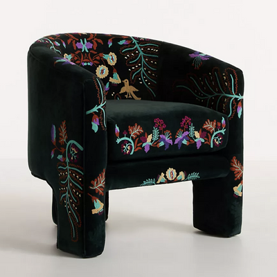 Floral Effie Accent Chair