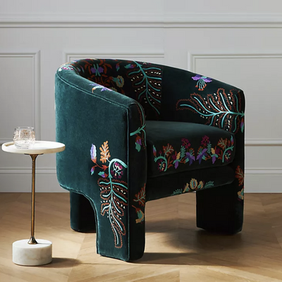 Floral Effie Accent Chair