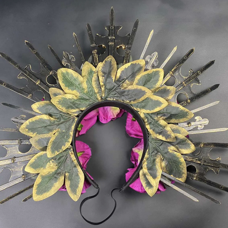 Skulls and Roses Queen Crown