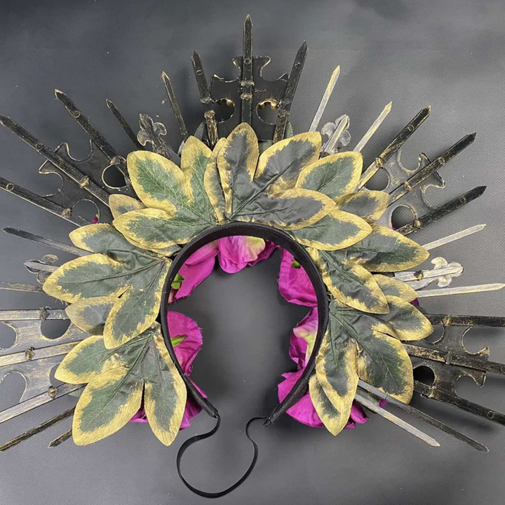 Skulls and Roses Queen Crown