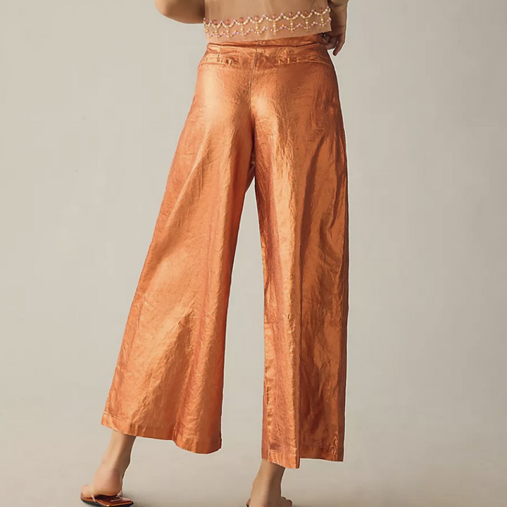 Lahntropy Copper Metallic Culottes