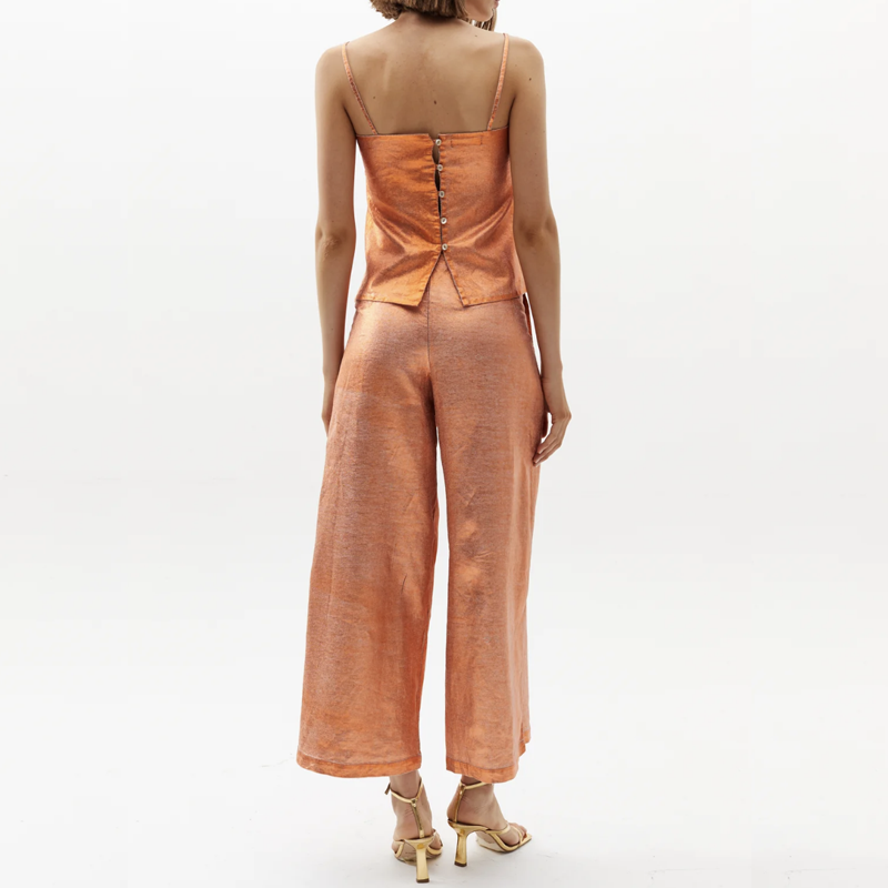 Lahntropy Copper Metallic Culottes – Colormaiden