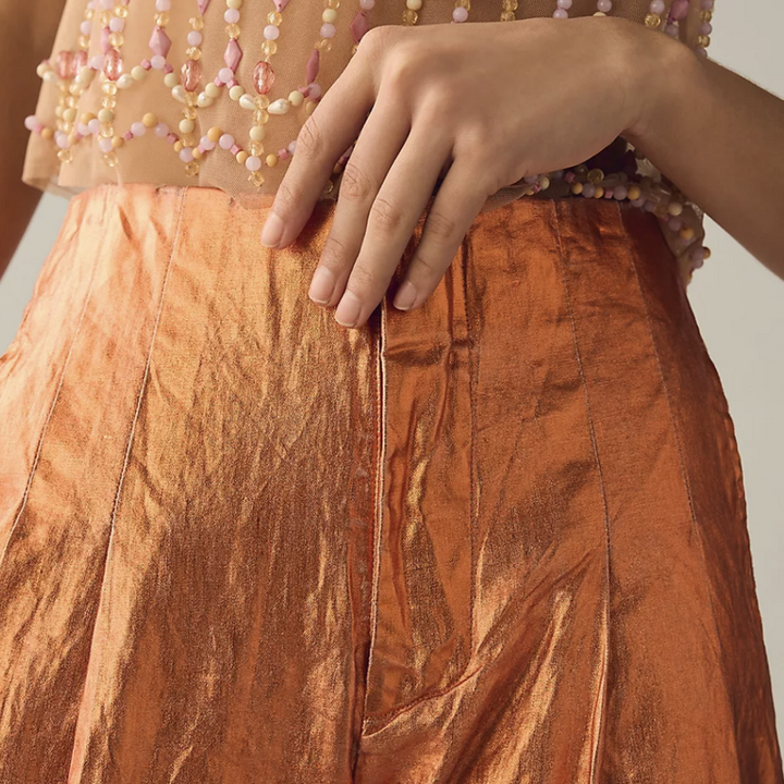 Lahntropy Copper Metallic Culottes