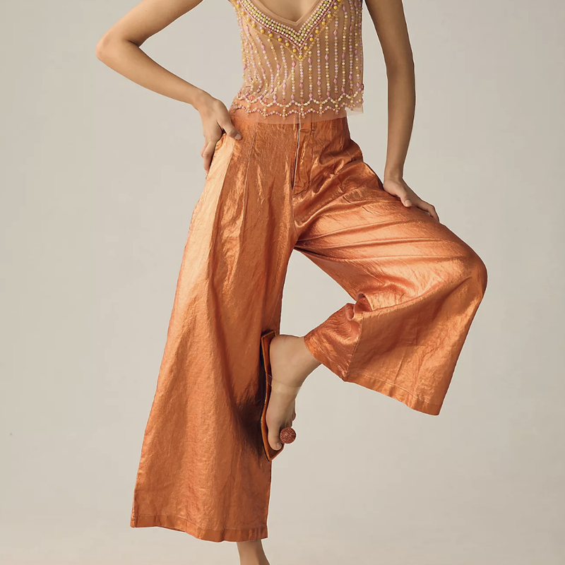 Lahntropy Copper Metallic Culottes