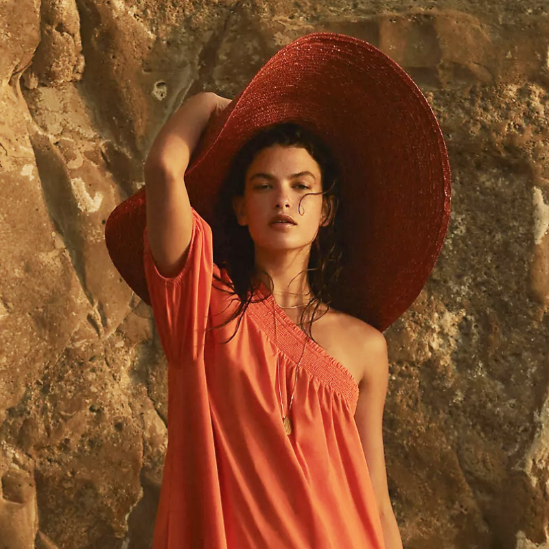 San Diego Hat Co. Oversized Floppy Straw Hat