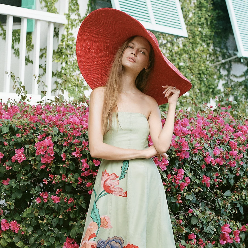 San Diego Hat Co. Oversized Floppy Straw Hat