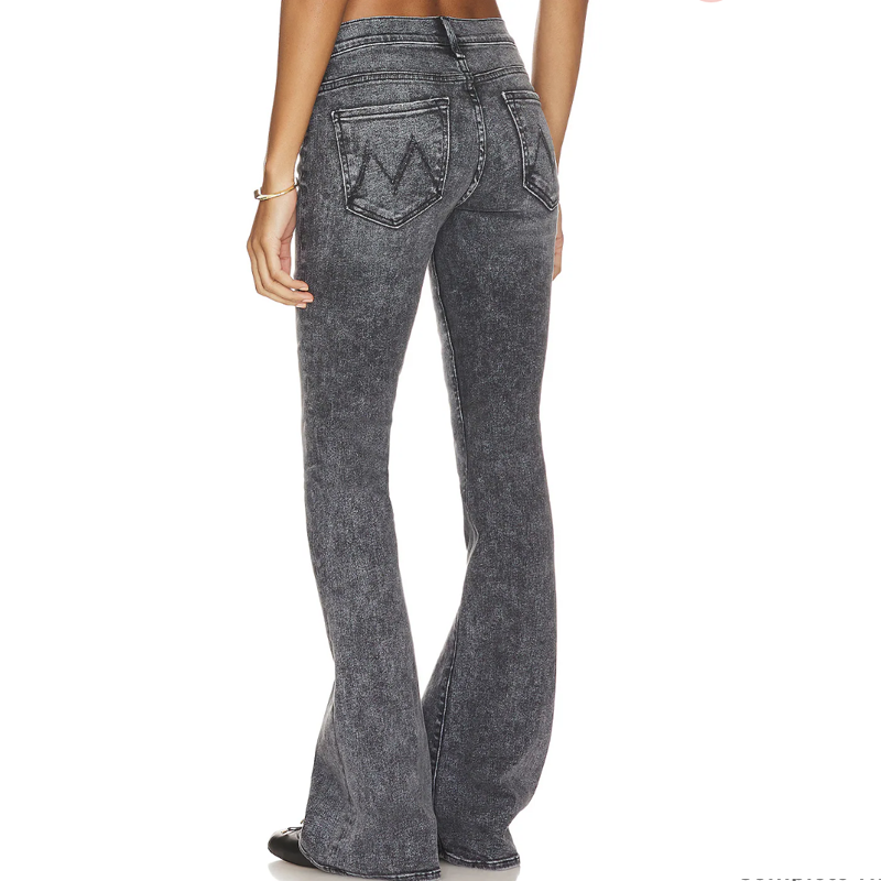 Mother Low-Rise Weekend Heel Jeans