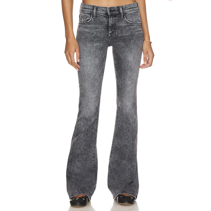 Mother Low-Rise Weekend Heel Jeans