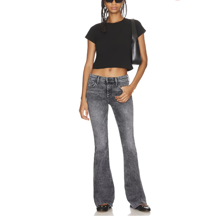 Mother Low-Rise Weekend Heel Jeans