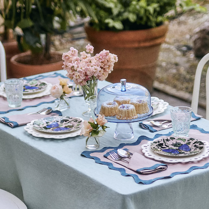 Scalloped Linen Napkins