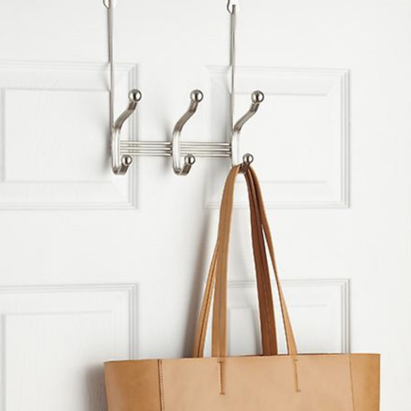 Maiden Rack IDESIGN Overdoor 3-Hook Rack – Colormaiden