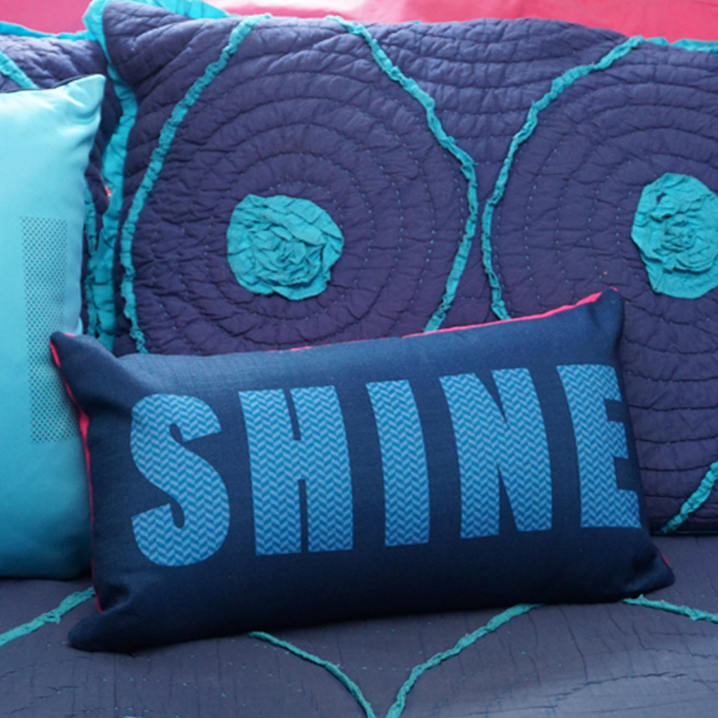 Midnight Shine Pillow