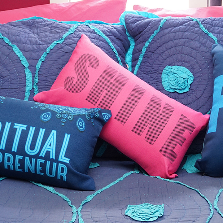 Midnight Shine Pillow