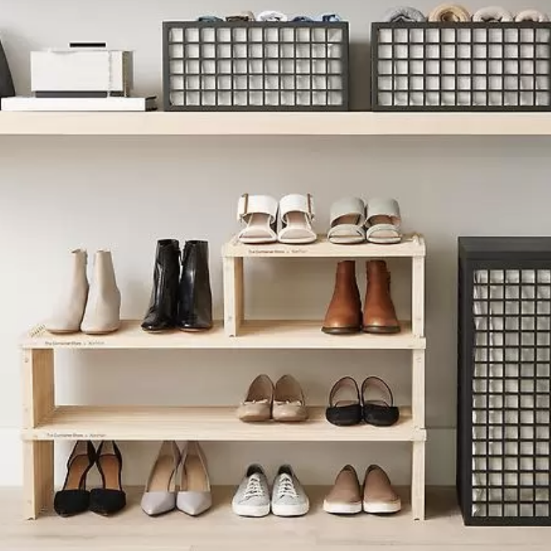 Marie Kondo Shoji Stacking Shoe Shelf Colormaiden