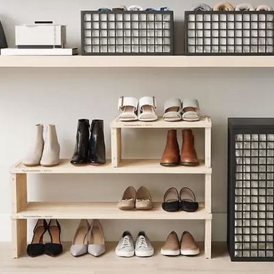 Marie Kondo Shoji Stacking Shoe Shelf
