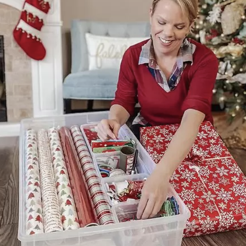 Clear Stackable Storage Boxes