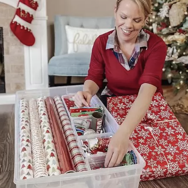 Clear Stackable Storage Boxes