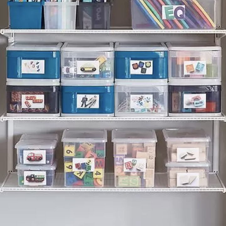 Clear Stackable Storage Boxes