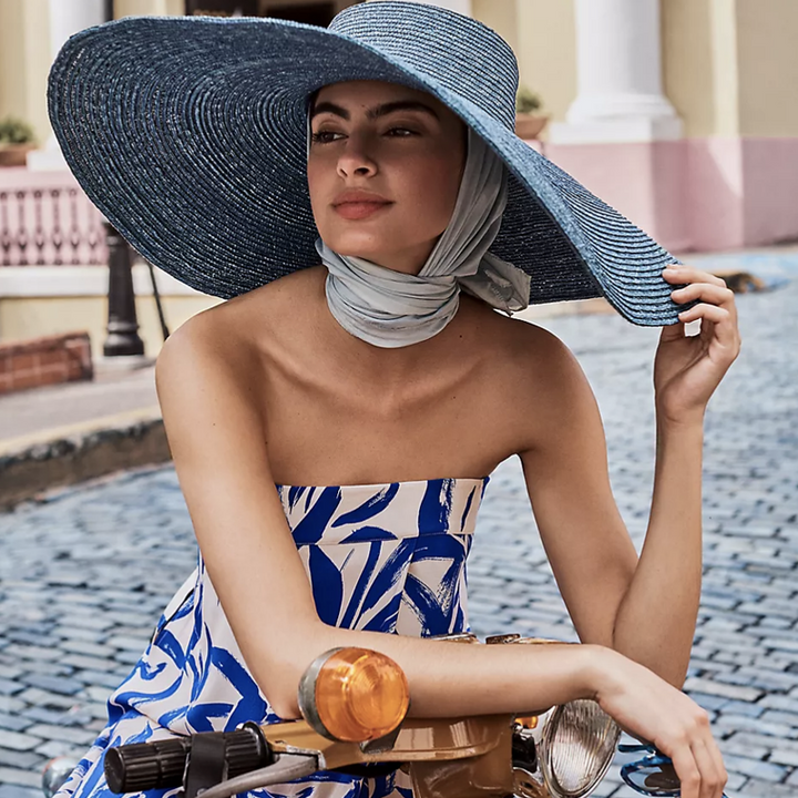 San Diego Hat Co. Oversized Floppy Straw Hat