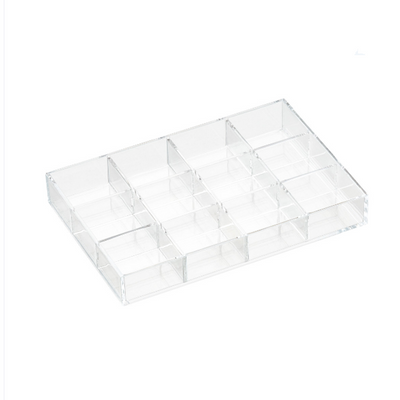 Clear Tray with Removable Dividers