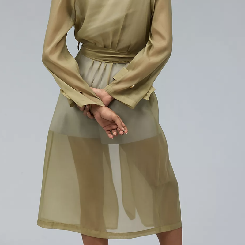 Dolan Sheer Trench Coat