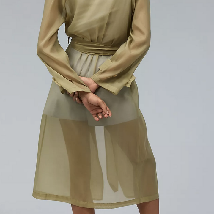 Dolan Sheer Trench Coat